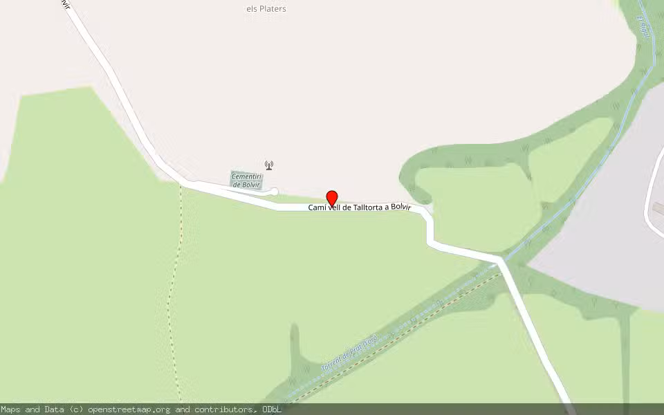 Mapa de Subasta Inmueble (Solar) en Bolvir, Girona