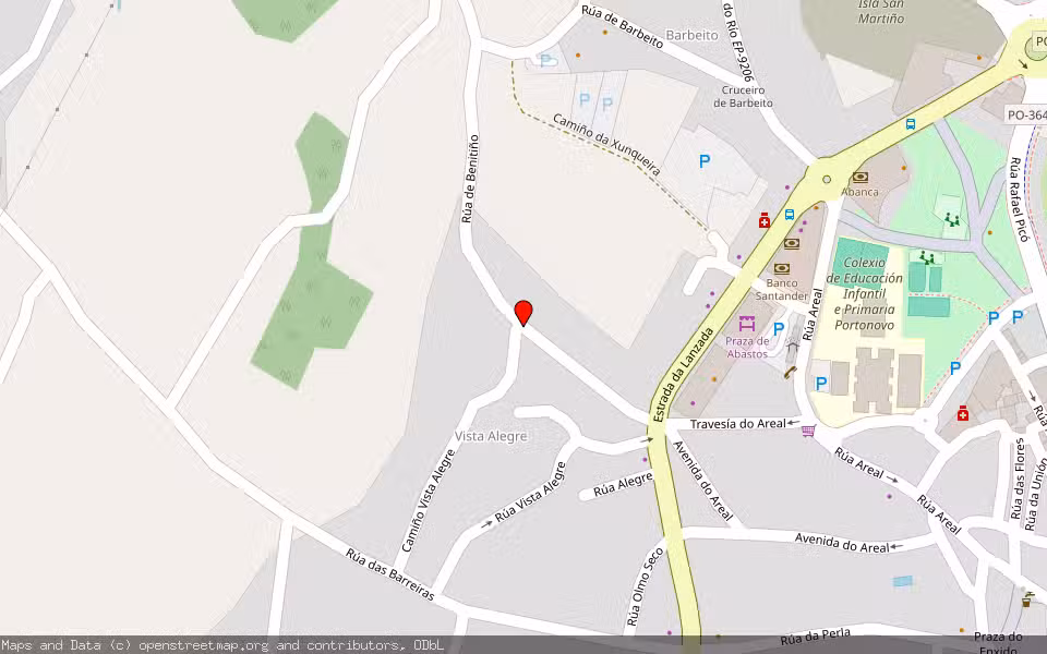Mapa de Subasta Inmueble (Vivienda) en Portonovo, Pontevedra