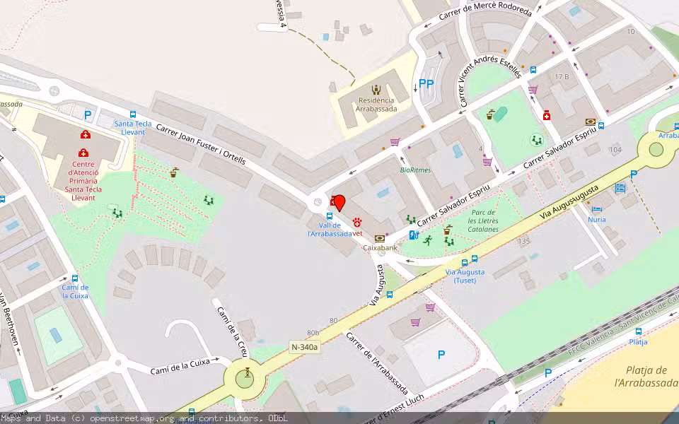 Mapa de Subasta Inmueble (Vivienda) en Tarragona