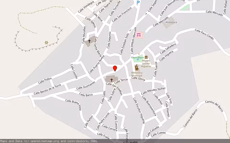 Mapa de Subasta Inmueble (Vivienda) en Villacarrillo, Jaén