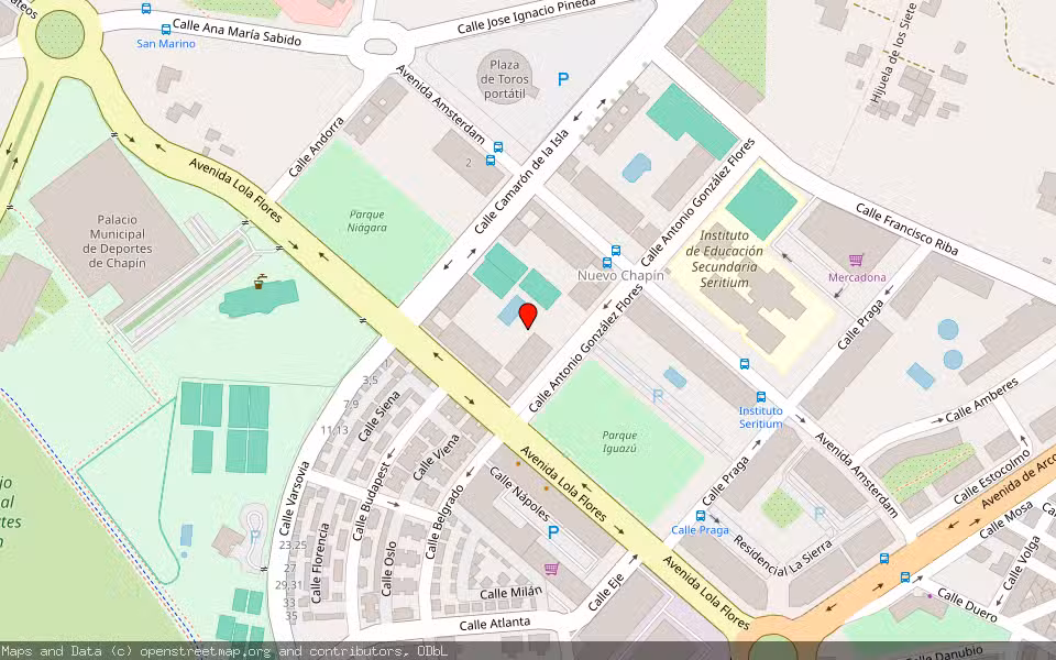 Mapa de Subasta Inmueble (Vivienda) en Jerez De La Frontera, Cádiz