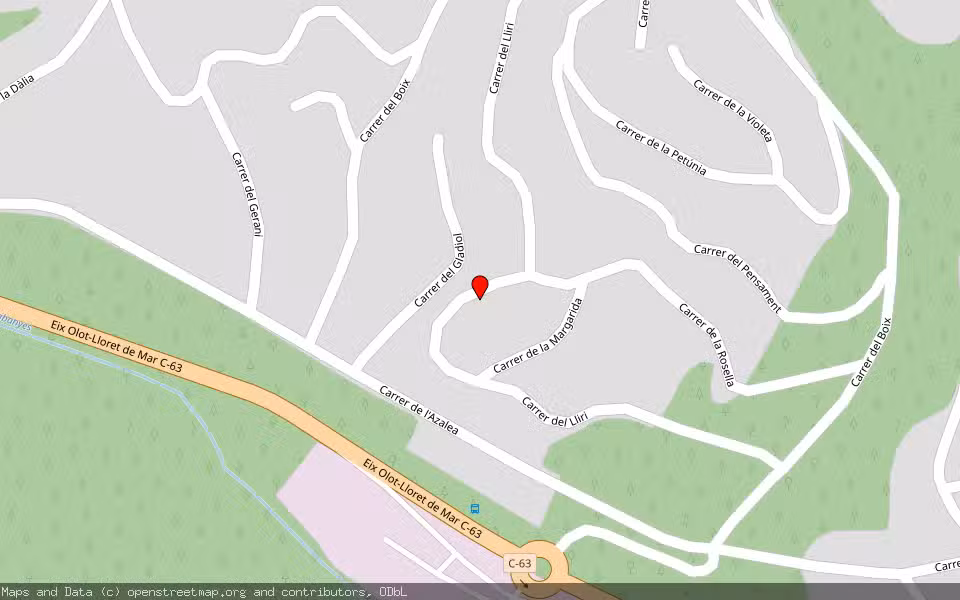 Mapa de Subasta Inmueble (Solar) en Vidreres, Girona