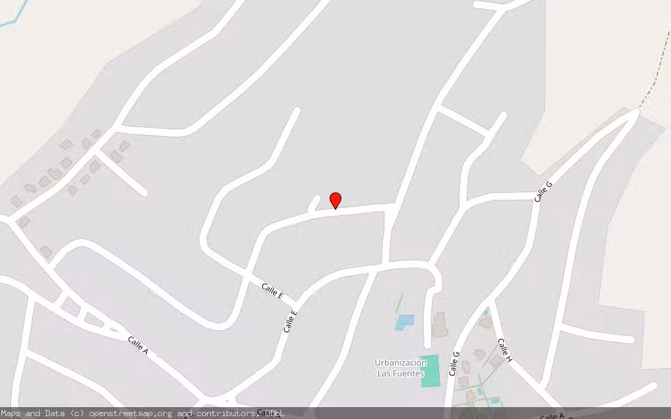 Mapa de Subasta Inmueble (Vivienda) en Fuentenovilla, Guadalajara