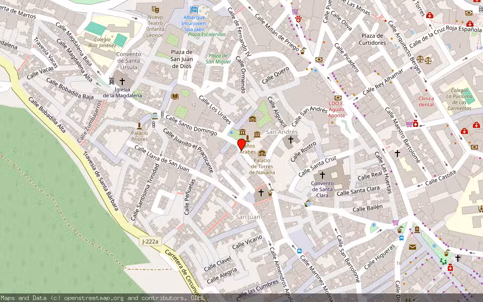 Mapa de Subasta Inmueble (Vivienda) en Jaen, Jaén