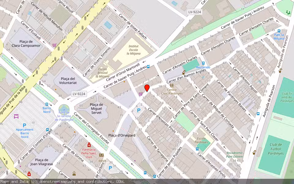 Mapa de Subasta Inmueble (Local comercial) en Lleida