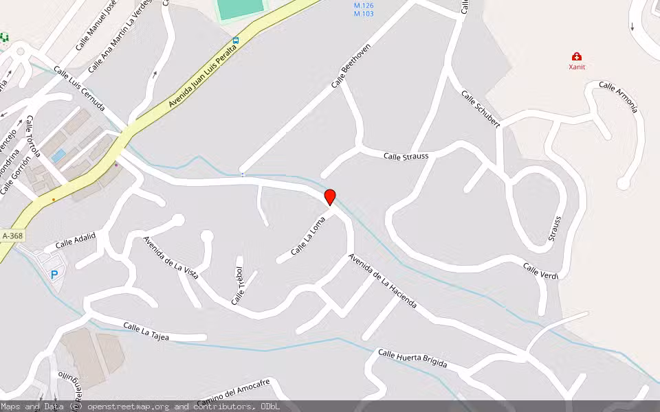 Mapa de Subasta Inmueble (Garaje) en Benalmadena, Málaga