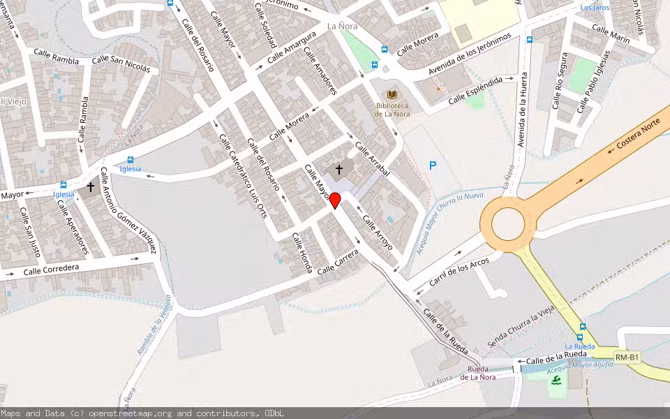Mapa de Subasta Inmueble (Local comercial) en Murcia