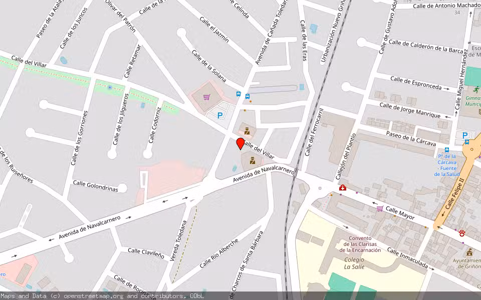 Mapa de Subasta Inmueble (Vivienda) en Griñon, Madrid