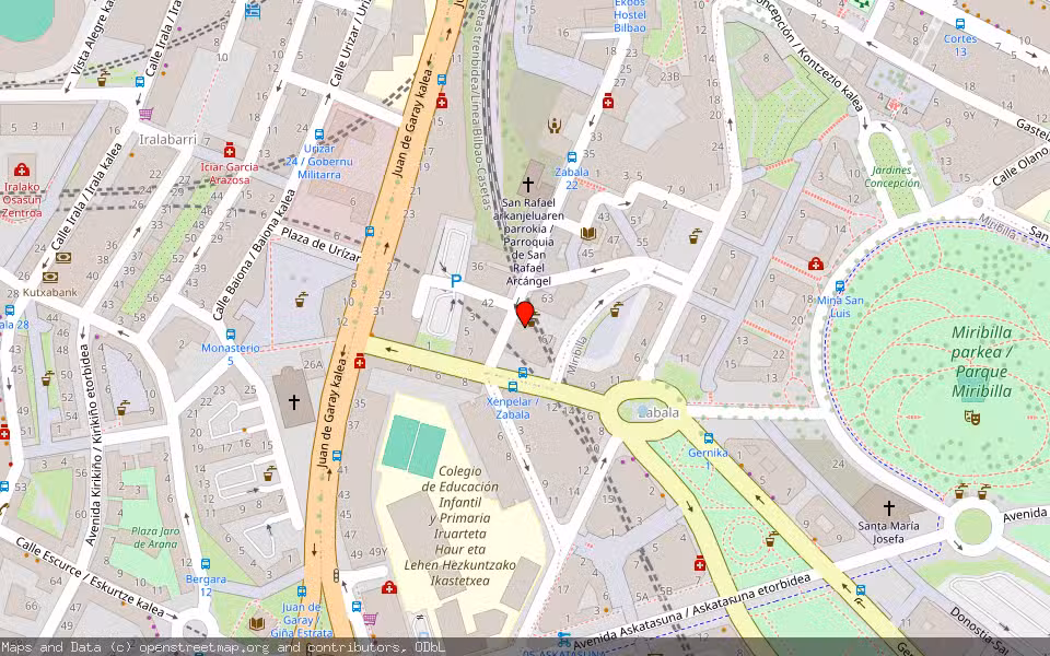 Mapa de Subasta Inmueble (Local comercial) en Bilbao, Bizkaia