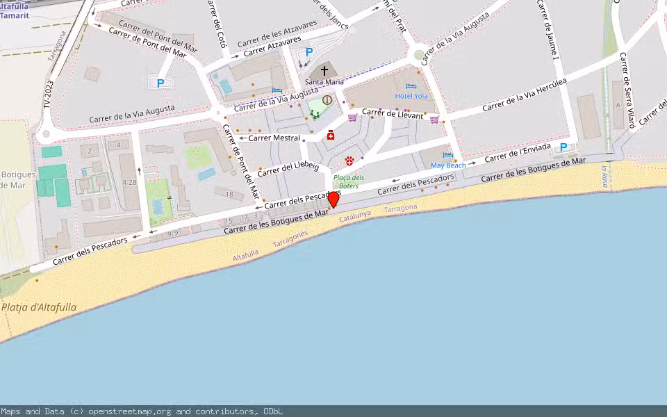Mapa de Subasta Inmueble (Otros) en Altafulla, Tarragona
