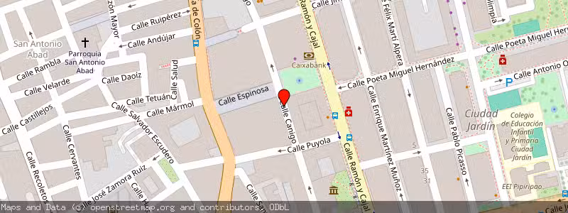 Mapa de Subasta de Inmueble (Local comercial) en Cartagena, Murcia 