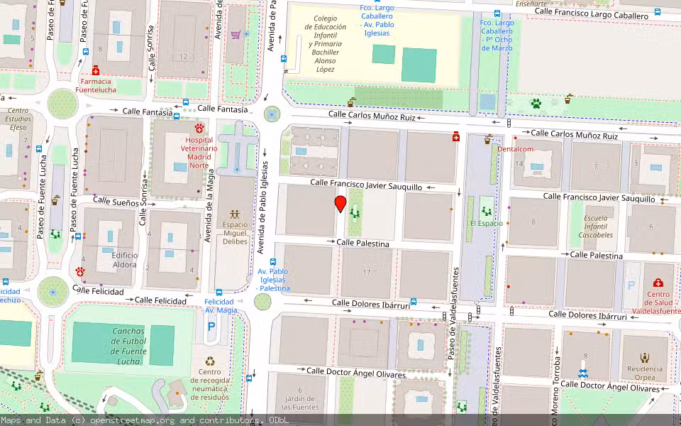 Mapa de Subasta Inmueble (Garaje) en Alcobendas, Madrid
