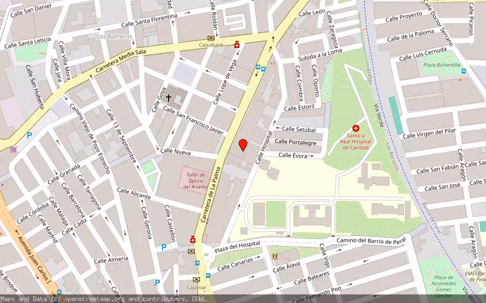 Mapa de Subasta Inmueble (Vivienda) en Cartagena, Murcia