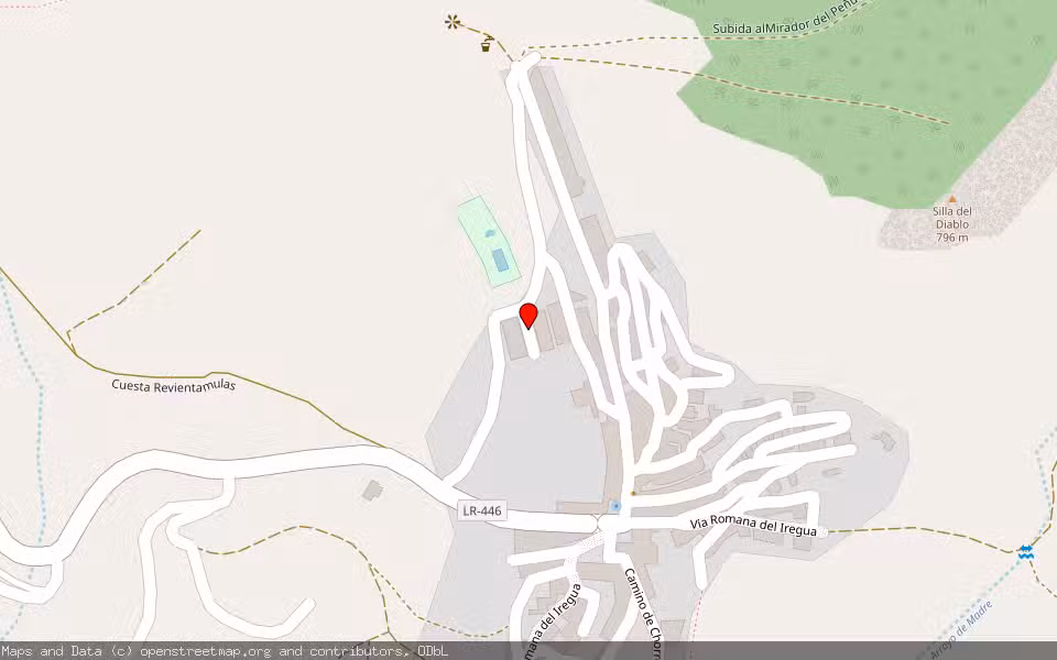 Mapa de Subasta Inmueble (Vivienda) en Viguera, La Rioja