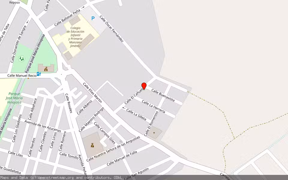 Mapa de Subasta Inmueble (Nave industrial) en Campillos, Málaga