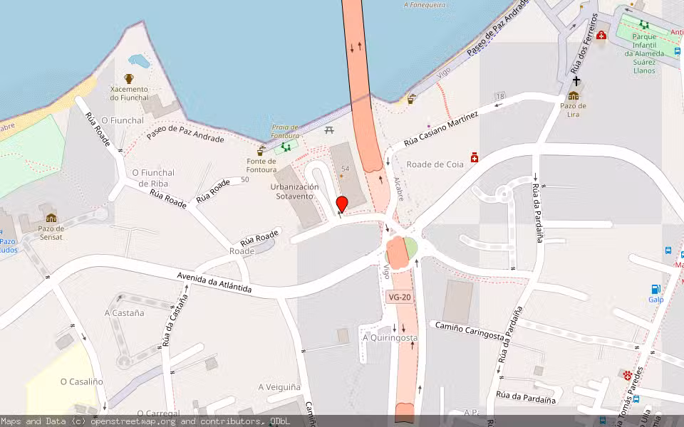 Mapa de Subasta Inmueble (Vivienda) en Vigo, Pontevedra