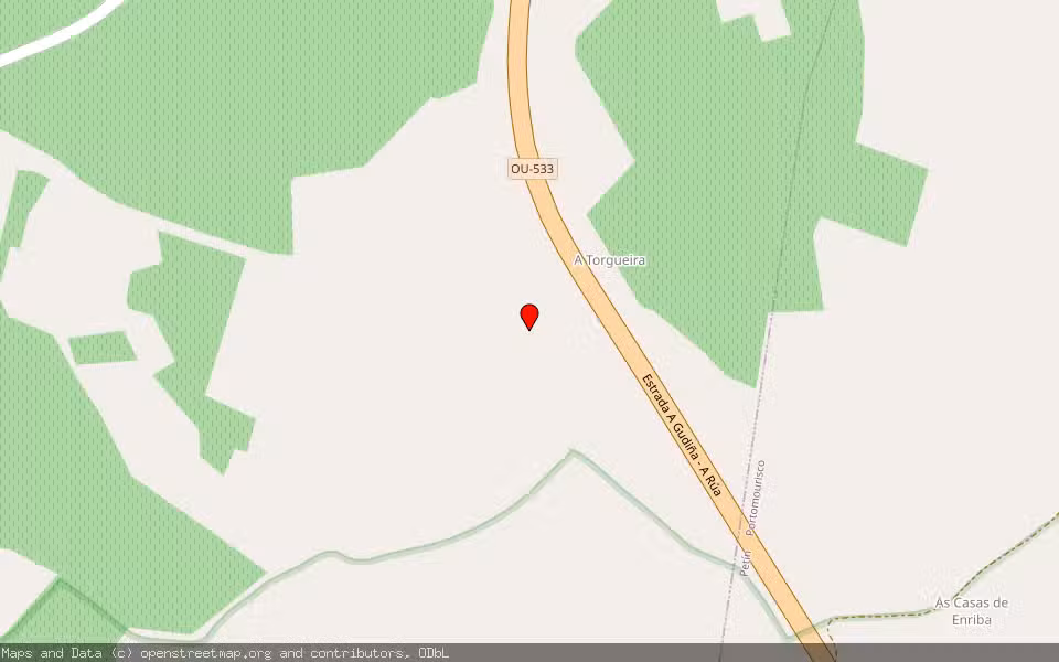 Mapa de Subasta Inmueble (Finca rústica) en Larouco, Ourense