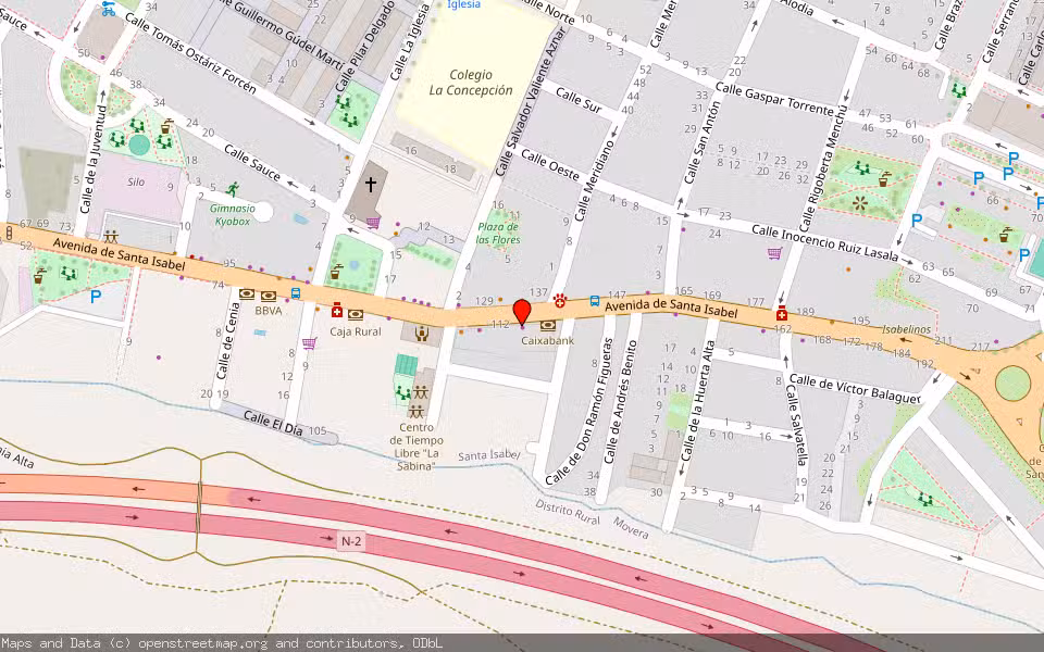 Mapa de Subasta Inmueble (Finca rústica) en Zaragoza