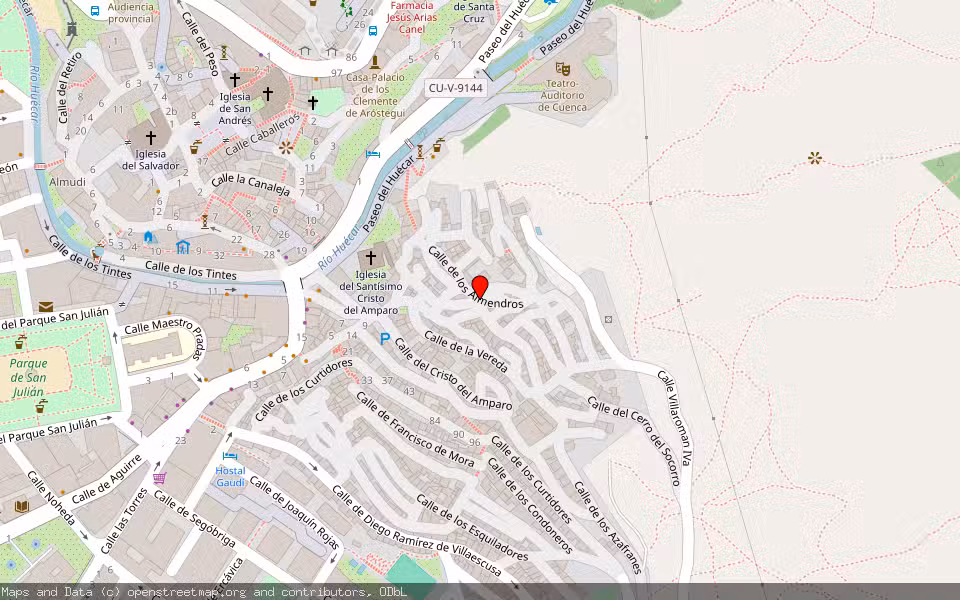 Mapa de Subasta Inmueble (Vivienda) en Cuenca