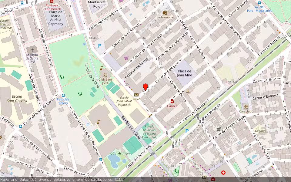 Mapa de Subasta Inmueble (Vivienda) en Mollet Del Valles, Barcelona