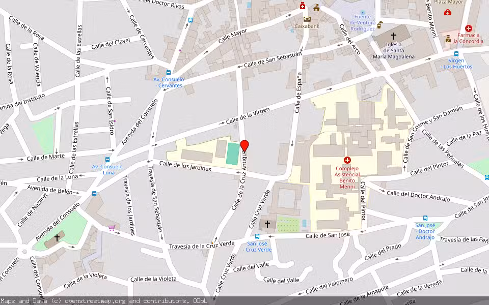 Mapa de Subasta Inmueble (Garaje) en Ciempozuelos, Madrid