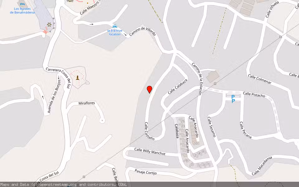 Mapa de Subasta Inmueble (Vivienda) en Benalmadena, Málaga