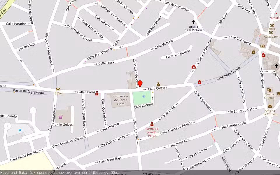 Mapa de Subasta Inmueble (Vivienda) en Moron De La Frontera, Sevilla