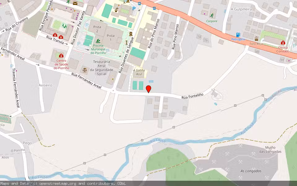 Mapa de Subasta Inmueble (Finca rústica) en Porriño, O, Pontevedra