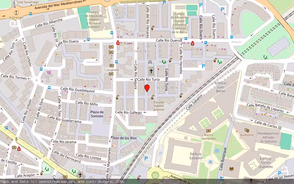 Mapa de Subasta Inmueble (Vivienda) en Leganés, Madrid