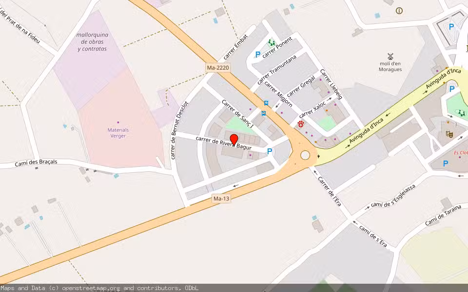 Mapa de Subasta Inmueble (Trastero) en Alcudia, Illes Balears
