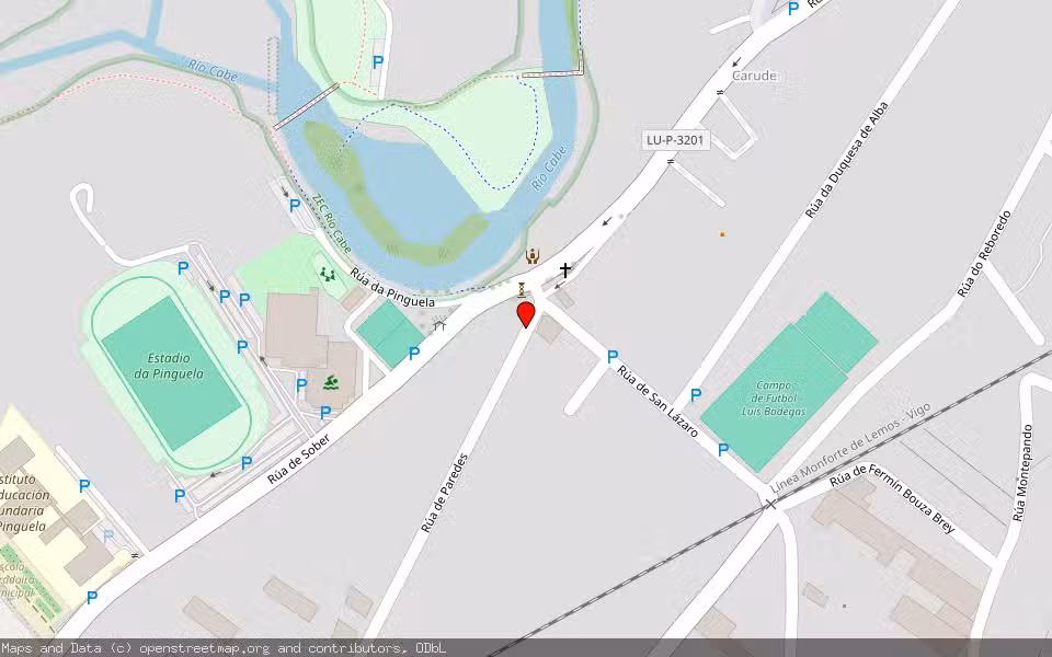 Mapa de Subasta Inmueble (Vivienda) en Monforte De Lemos, Lugo