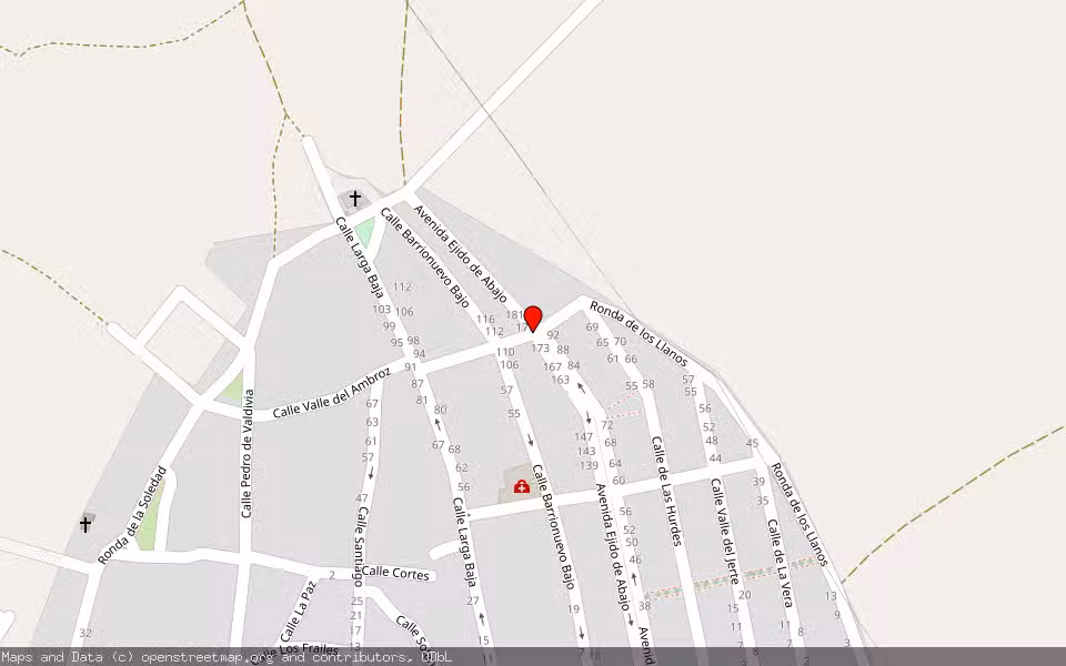 Mapa de Subasta Inmueble (Vivienda) en Casar De Cáceres, Cáceres