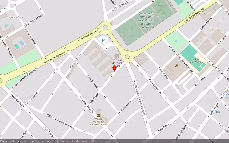 Mapa de Subasta Inmueble (Vivienda) en El Puerto De Santa Maria, Cádiz