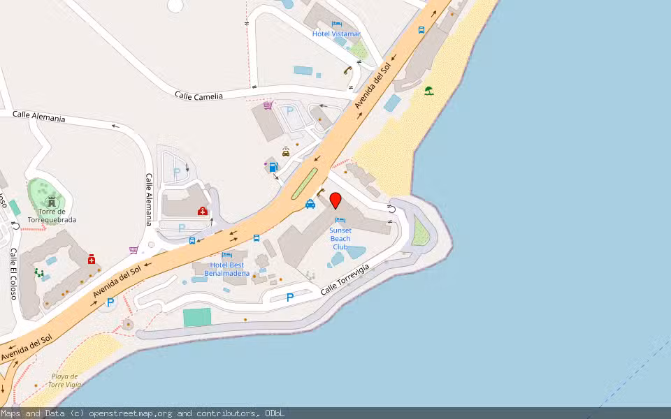 Mapa de Subasta Inmueble (Vivienda) en Benalmádena, Málaga