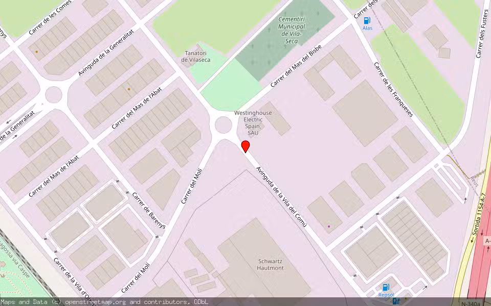 Mapa de Subasta Inmueble (Vivienda) en Artes, Barcelona