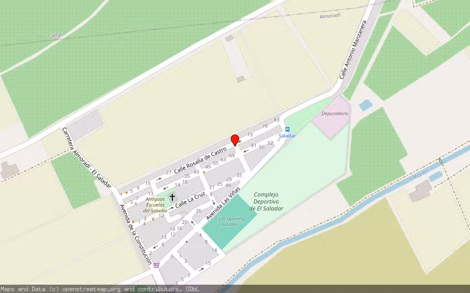 Mapa de Subasta Inmueble (Vivienda) en Almoradi, Alicante/Alacant