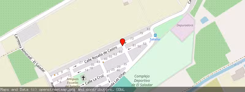 Mapa de Subasta de Inmueble (Vivienda) en Almoradi, Alicante 