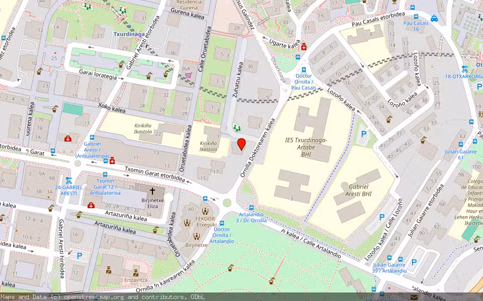 Mapa de Subasta Inmueble (Vivienda) en Bilbao, Bizkaia