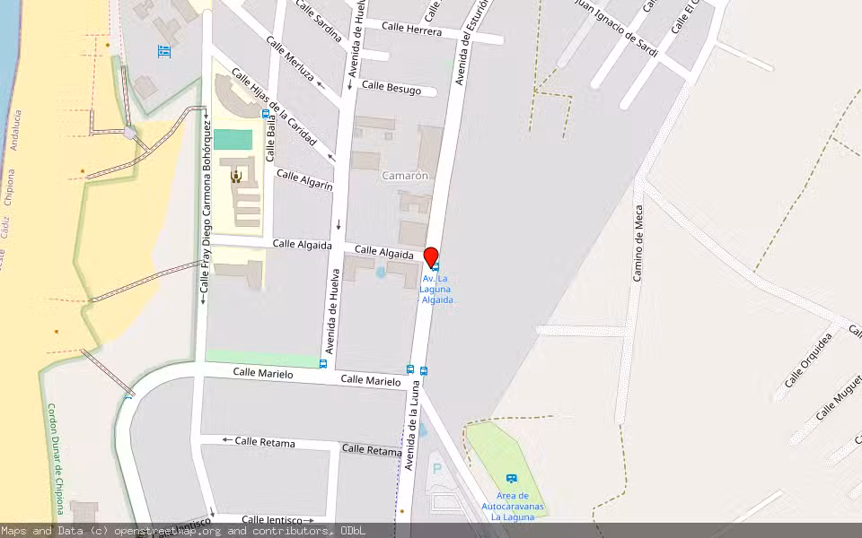 Mapa de Subasta Inmueble (Local comercial) en Chipiona, Cádiz