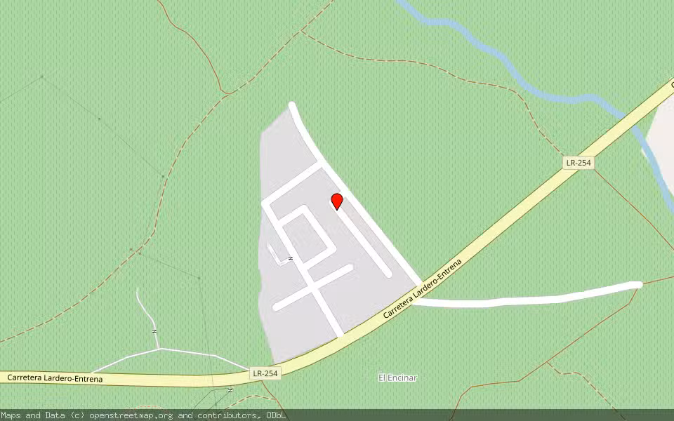 Mapa de Subasta Inmueble (Vivienda) en Entrena, La Rioja