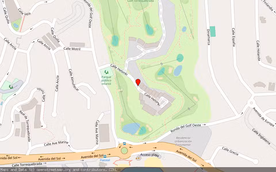 Mapa de Subasta Inmueble (Vivienda) en Benalmadena, Málaga