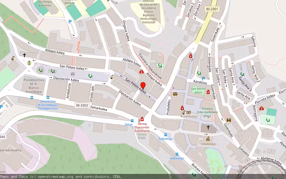 Mapa de Subasta Inmueble (Vivienda) en Ermua, Bizkaia