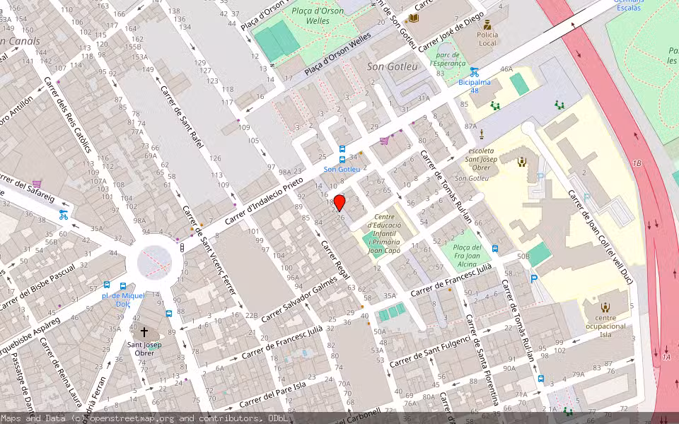 Mapa de Subasta Inmueble (Local comercial) en Palma, Illes Balears