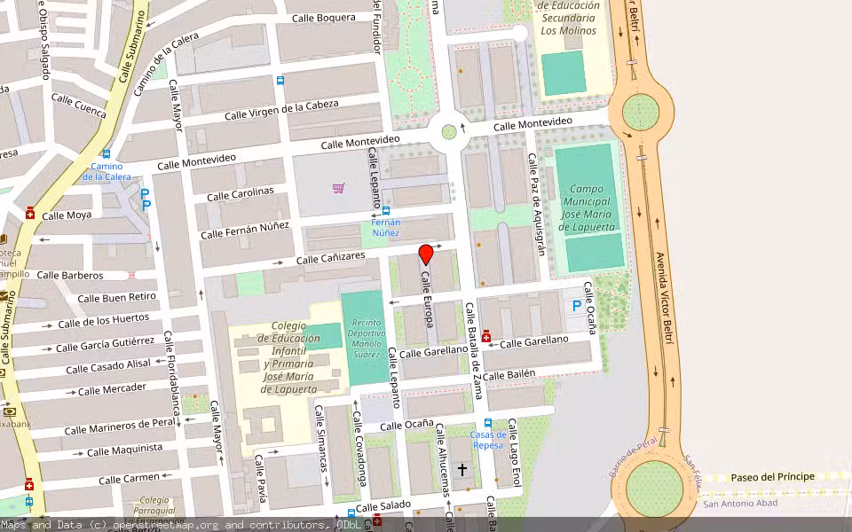 Mapa de Subasta Inmueble (Vivienda) en Cartagena, Murcia