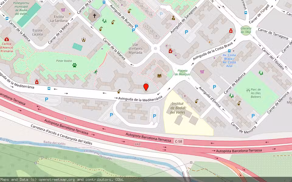 Mapa de Subasta Inmueble (Vivienda) en Badia Del Vallès, Barcelona