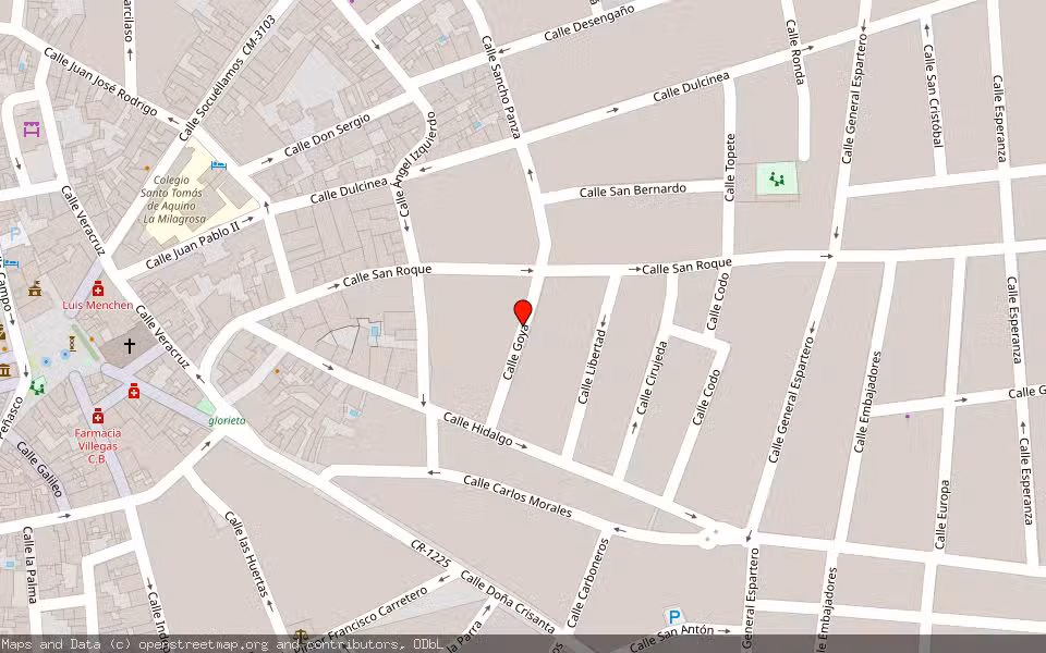Mapa de Subasta Inmueble (Trastero) en Tomelloso, Ciudad Real