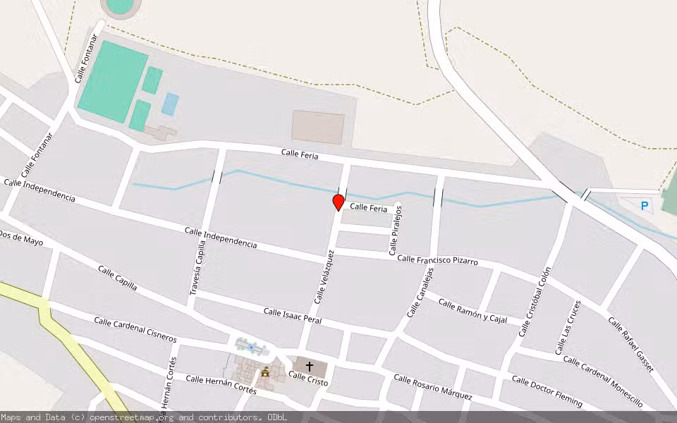 Mapa de Subasta Inmueble (Solar) en Chillon, Ciudad Real