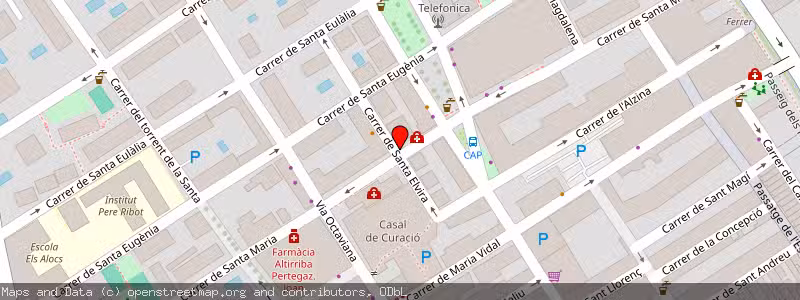 Mapa de Subasta de Inmueble (Local comercial) en Vilassar De Mar, Barcelona 