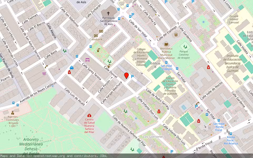 Mapa de Subasta Inmueble (Vivienda) en Alcala De Henares, Madrid