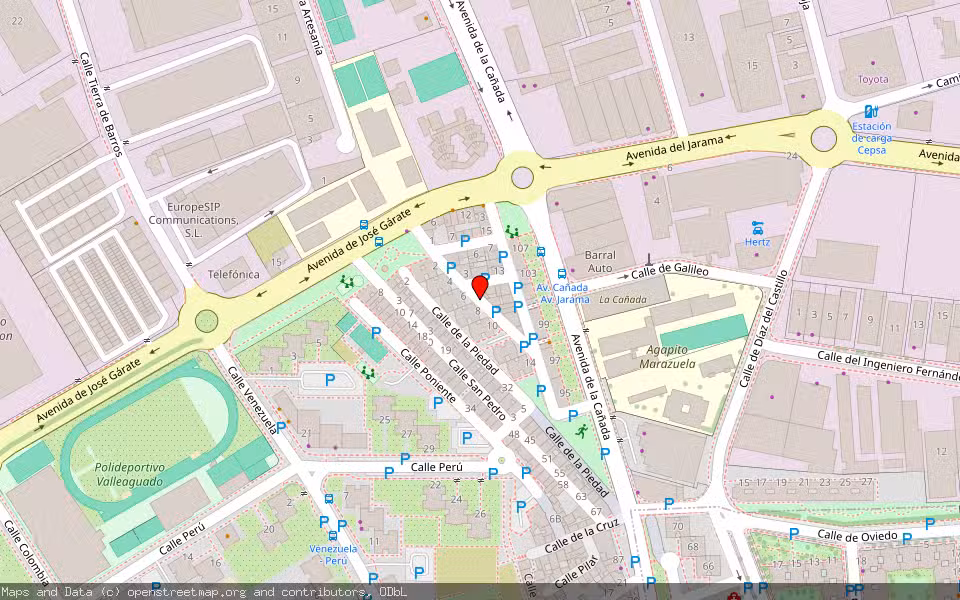Mapa de Subasta Inmueble (Local comercial) en Coslada, Madrid